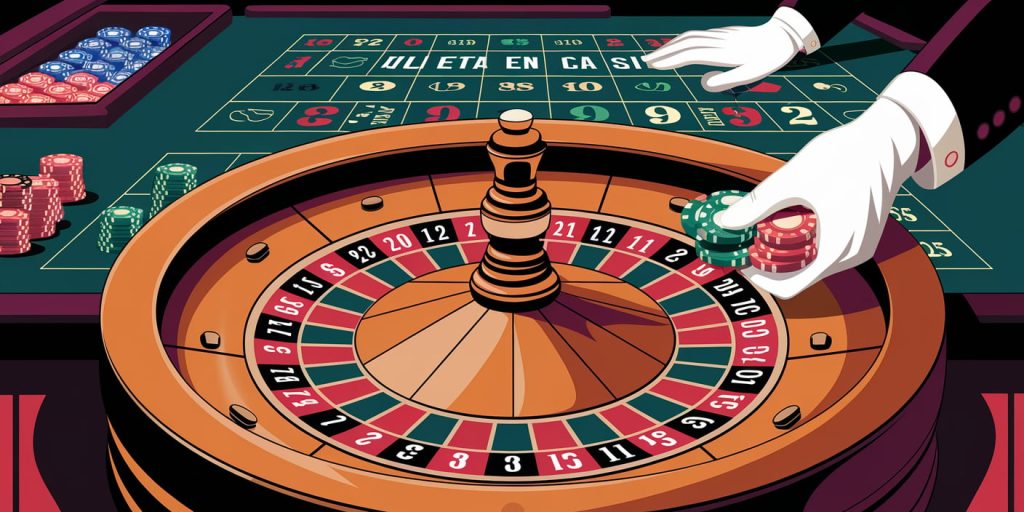 Ruleta en casino.