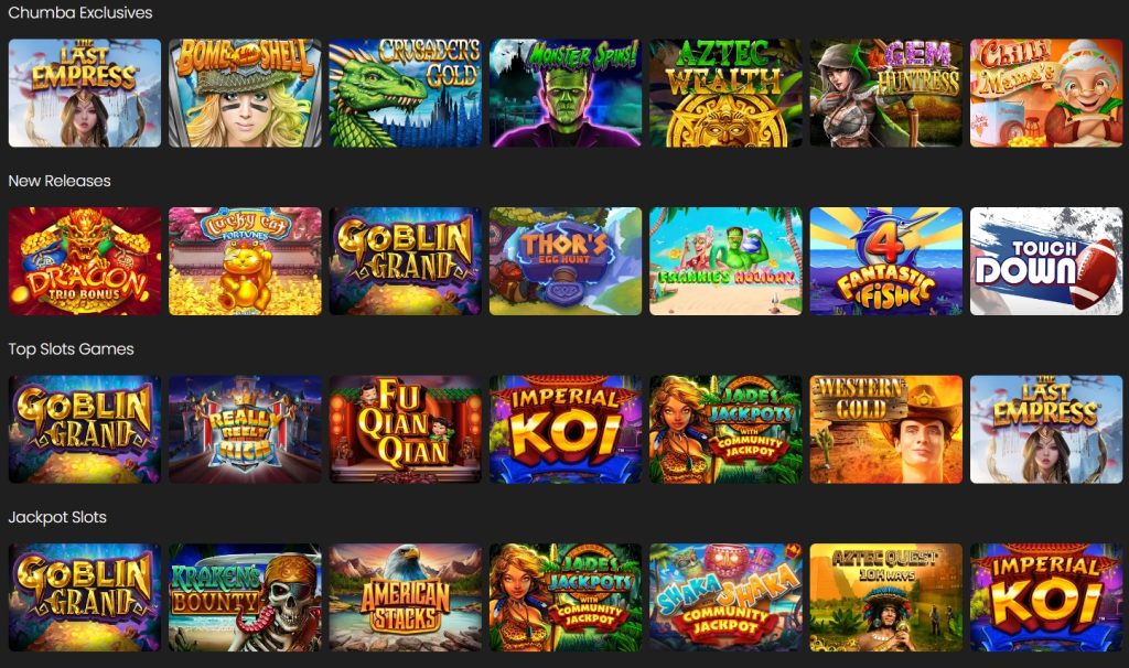 Juegos de casino Chumba.