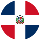 Bandera de la República Dominicana.